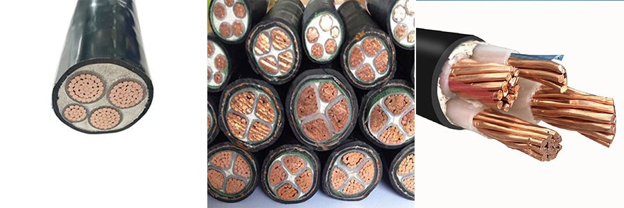 XLPE insulated underground cable XLPE insulated underground cable